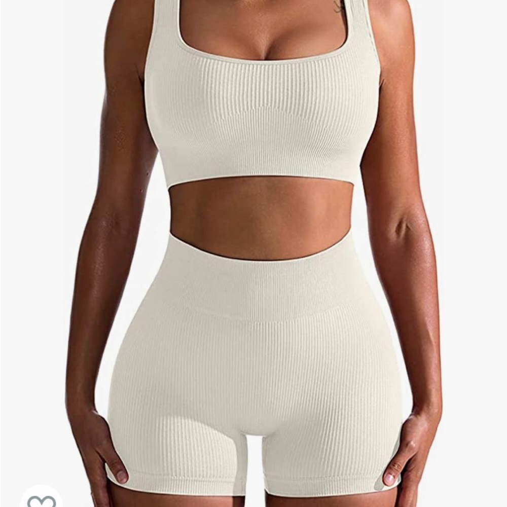 Ribbed Workout Set (Top and Bottoms)
